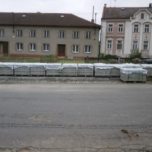 Oprava chodníků v obci Loučka 2014