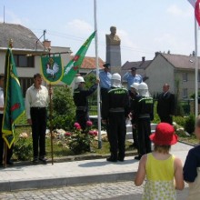 Svěcení praporu a znaku obce Loučka