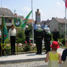 Svěcení praporu a znaku obce Loučka