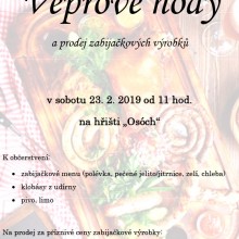 Vepřové hody 2019